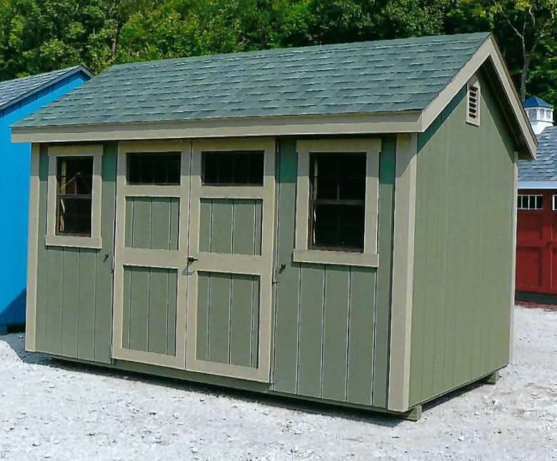 Deluxe Cape Shed C4 - CT Discount Sheds & Amishland Sheds